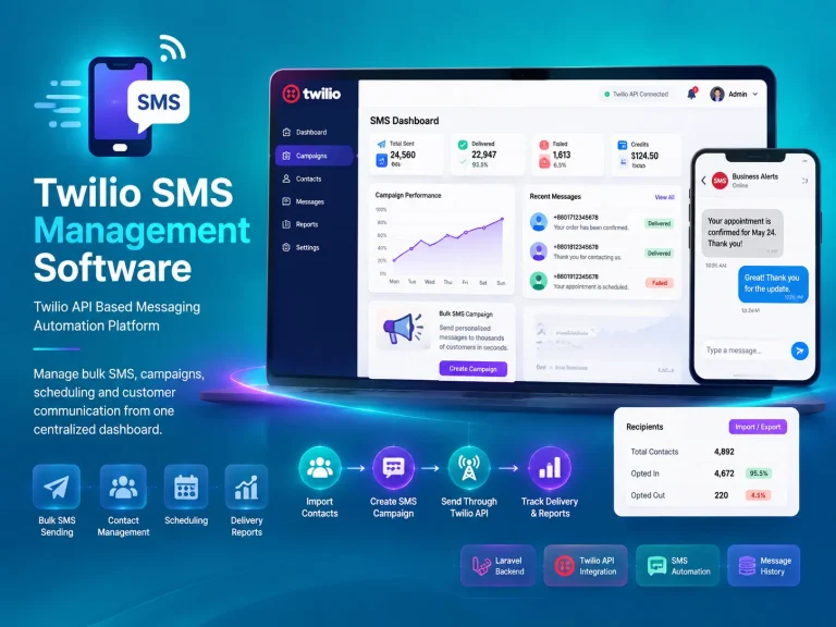 Twilio SMS Management Software