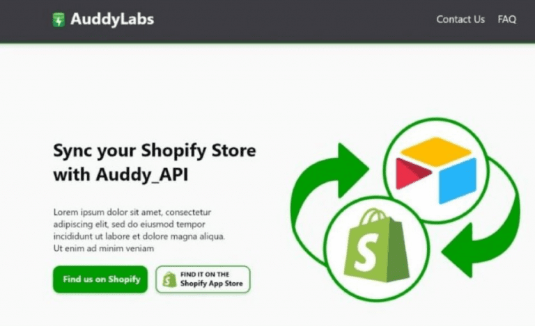 UI/UX Design: Shopify Website