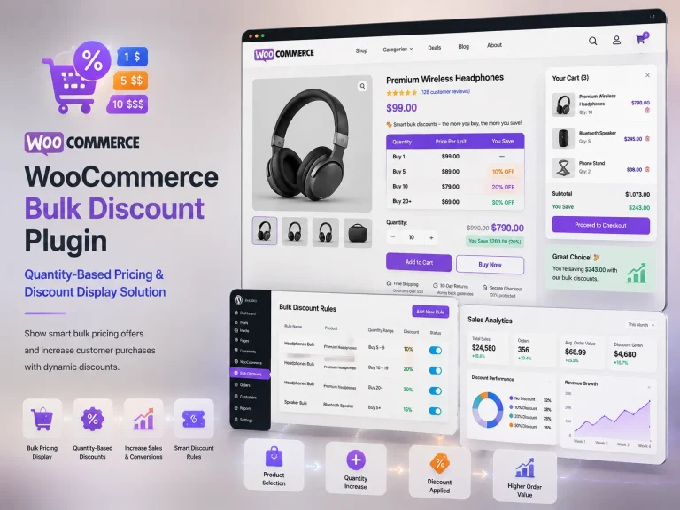 Woocommerce Bulk Discount Display – Custom WordPress Plugin