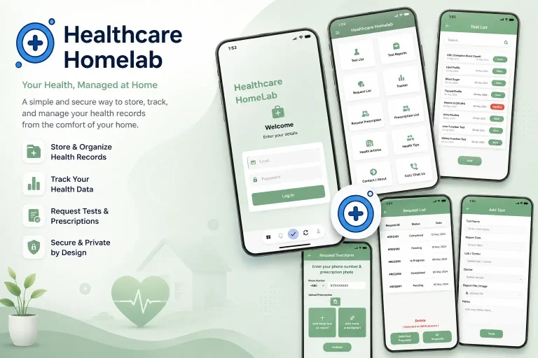 Mobile App: Healthcare Home Lab – Mobile App-Based Diagnostic System