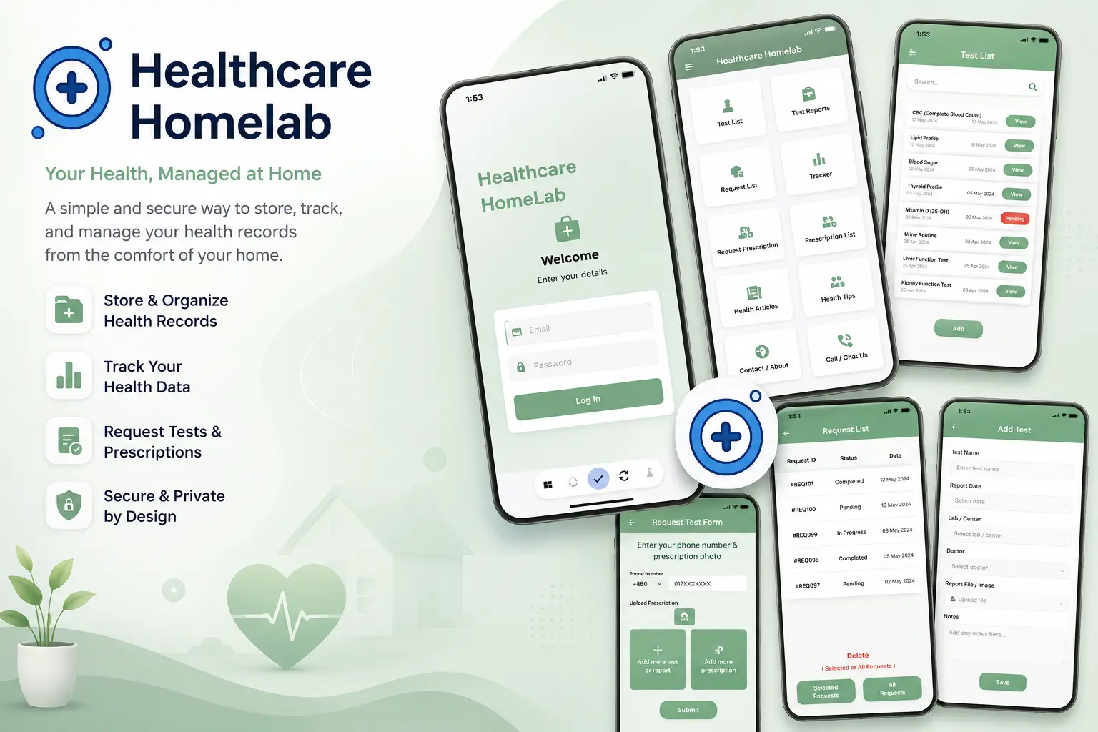 Mobile App: Healthcare Home Lab – Mobile App-Based Diagnostic System