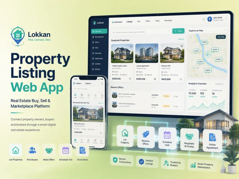 A Custom Property Listing & Buy-Sell Web App