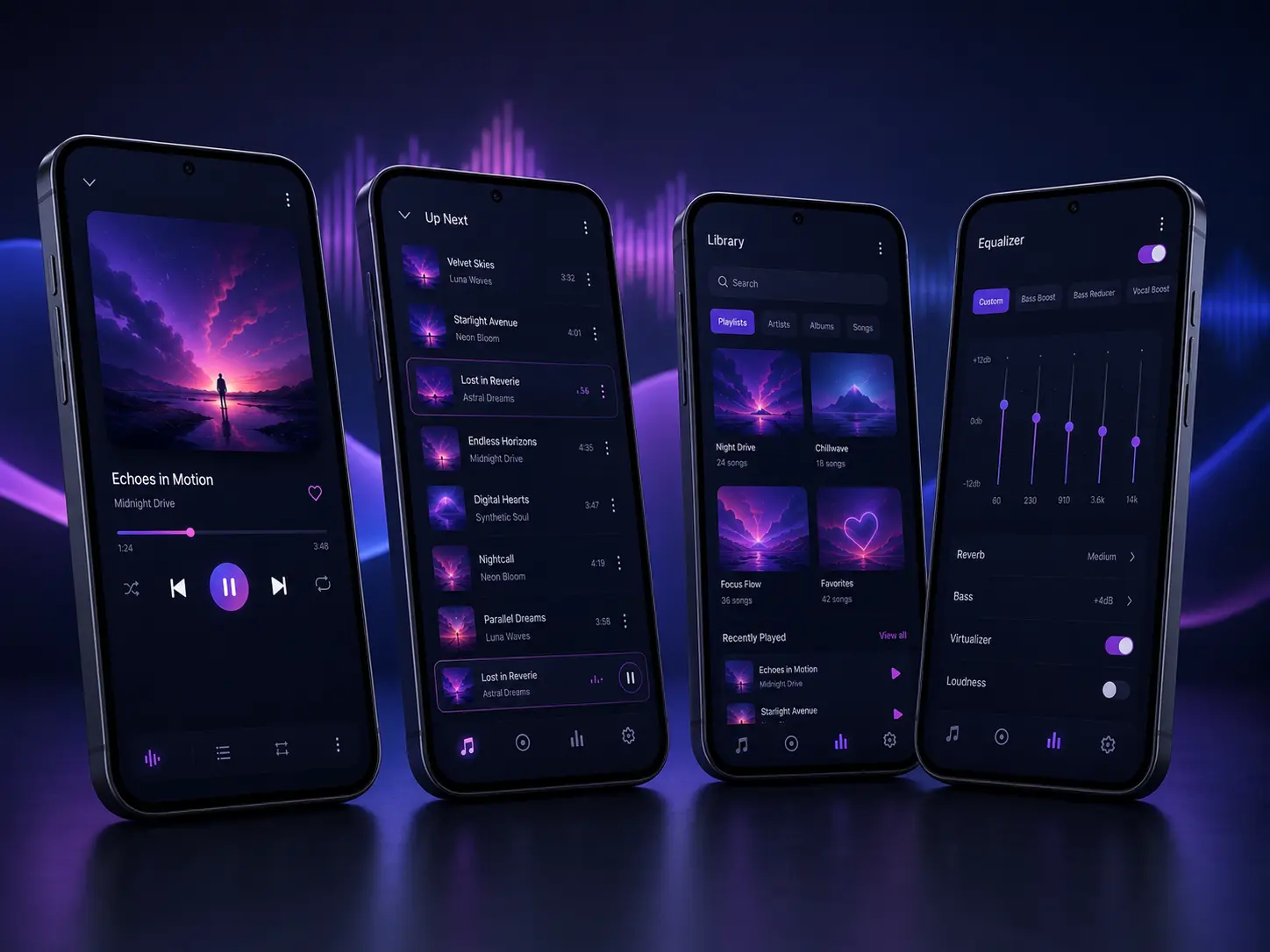🎵 Android Music Player App | Custom EQ, Playlists & Modern UI