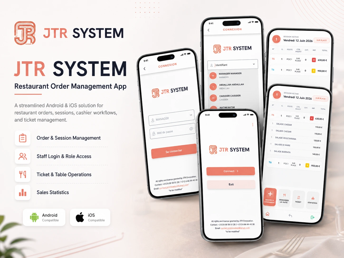Restaurant Order Management & POS App | Complete Mobile POS Solution