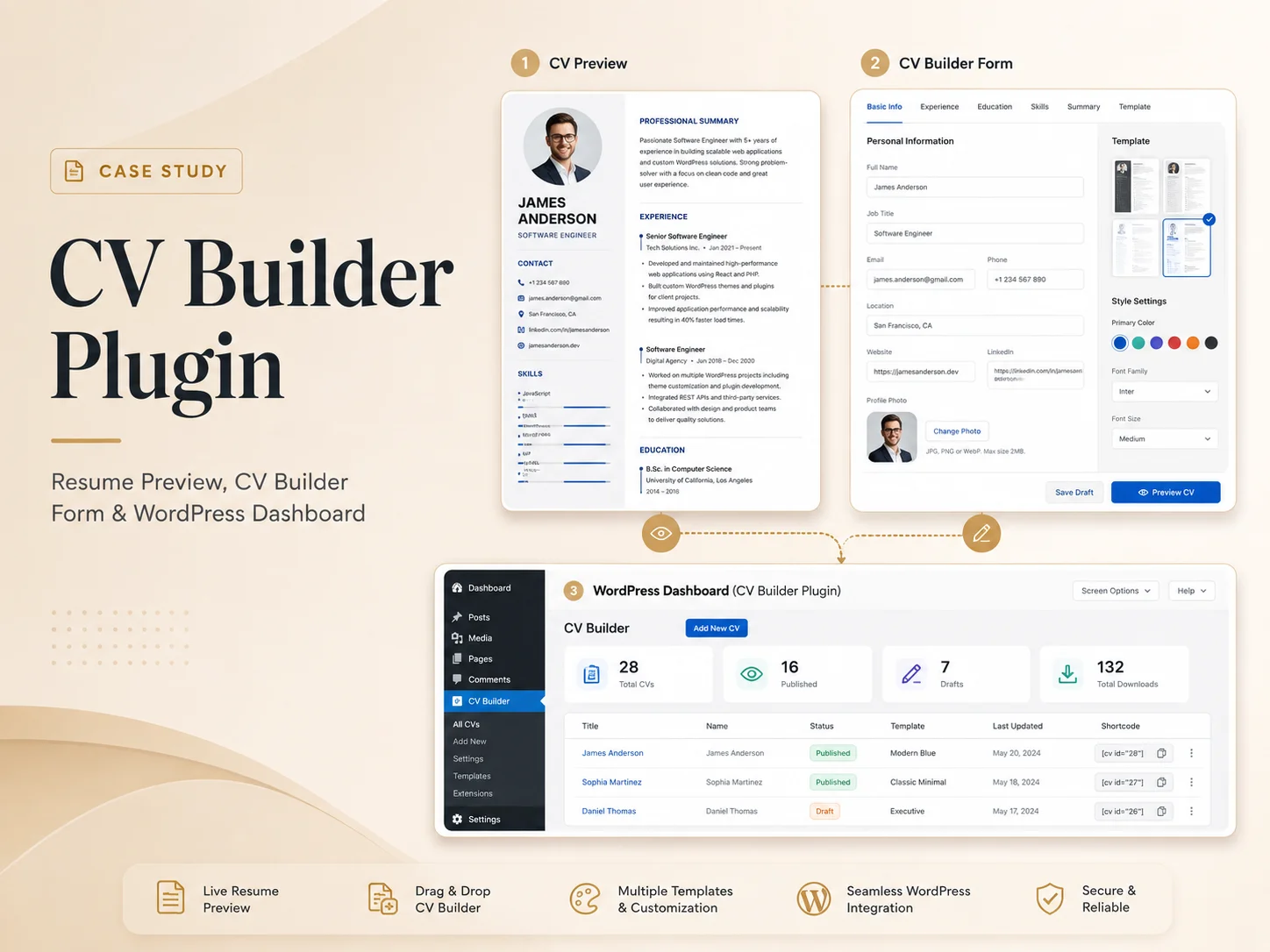 CV Builder Plugin
