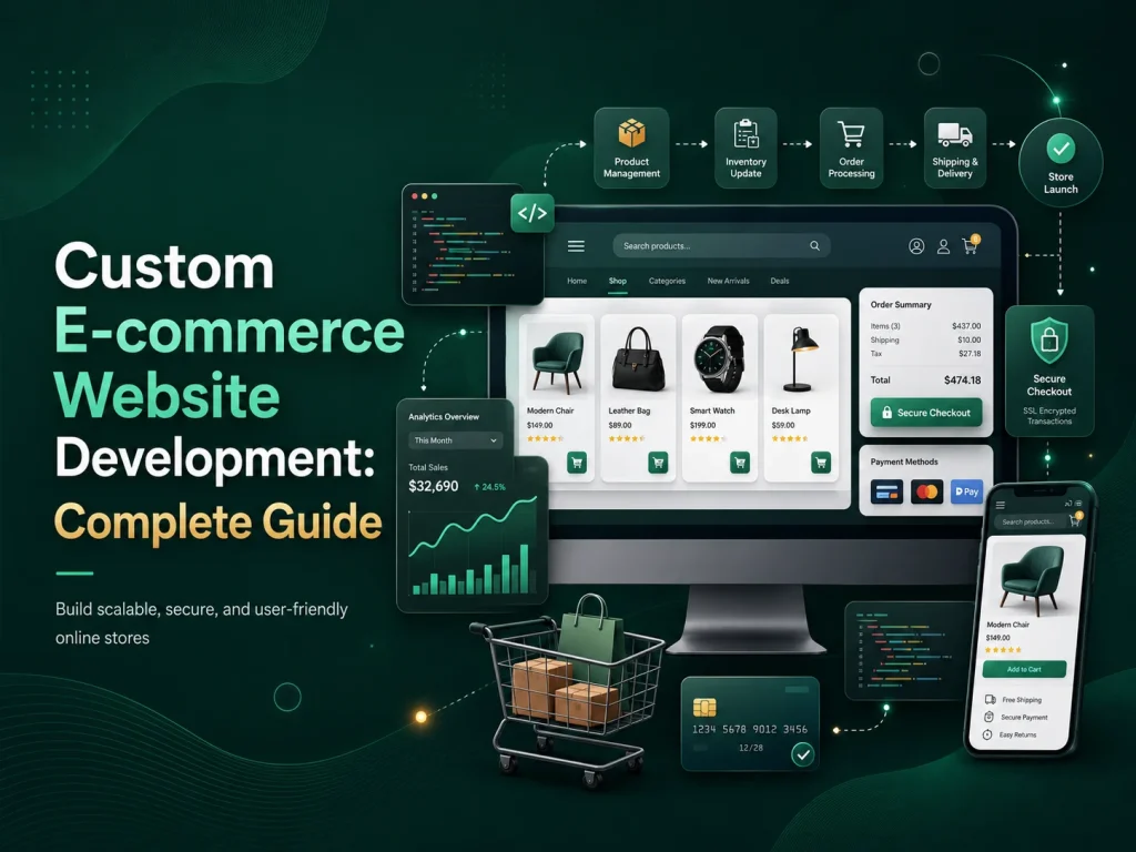 Custom E-commerce Website Development: Complete Guide
