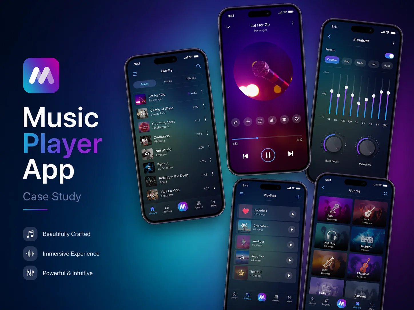 MP3 Player – Modern Android Music Player with Equalizer & Playlists