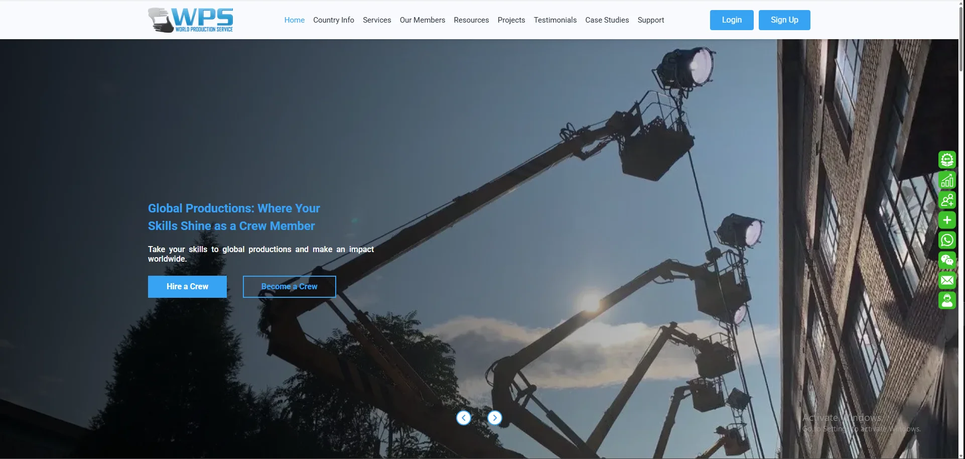 World Production Service – Global Production Marketplace & Project Management Platform