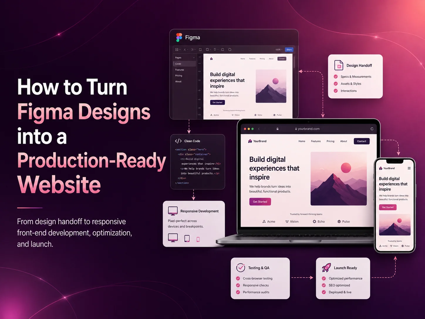How to Turn Figma Designs into a Production-Ready Website
