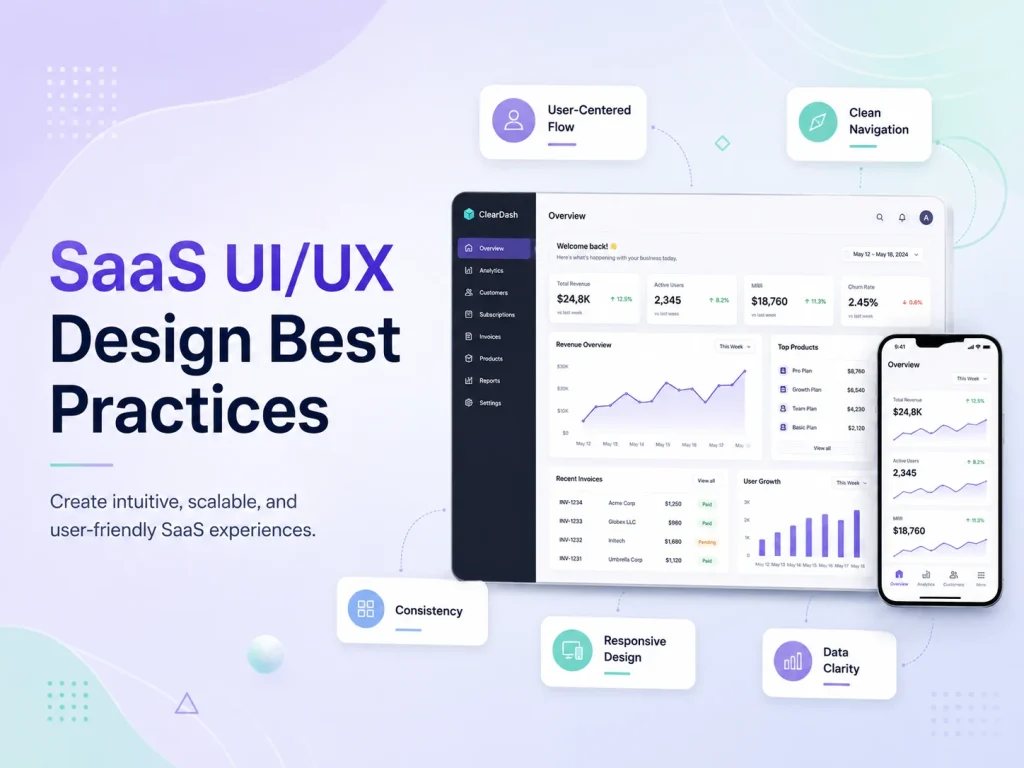 SaaS UI/UX Design Best Practices