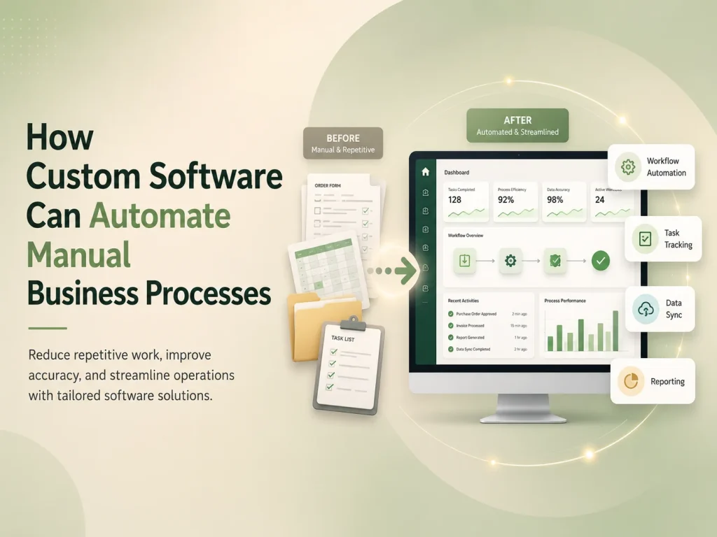 How Custom Software Can Automate Manual Business Processes