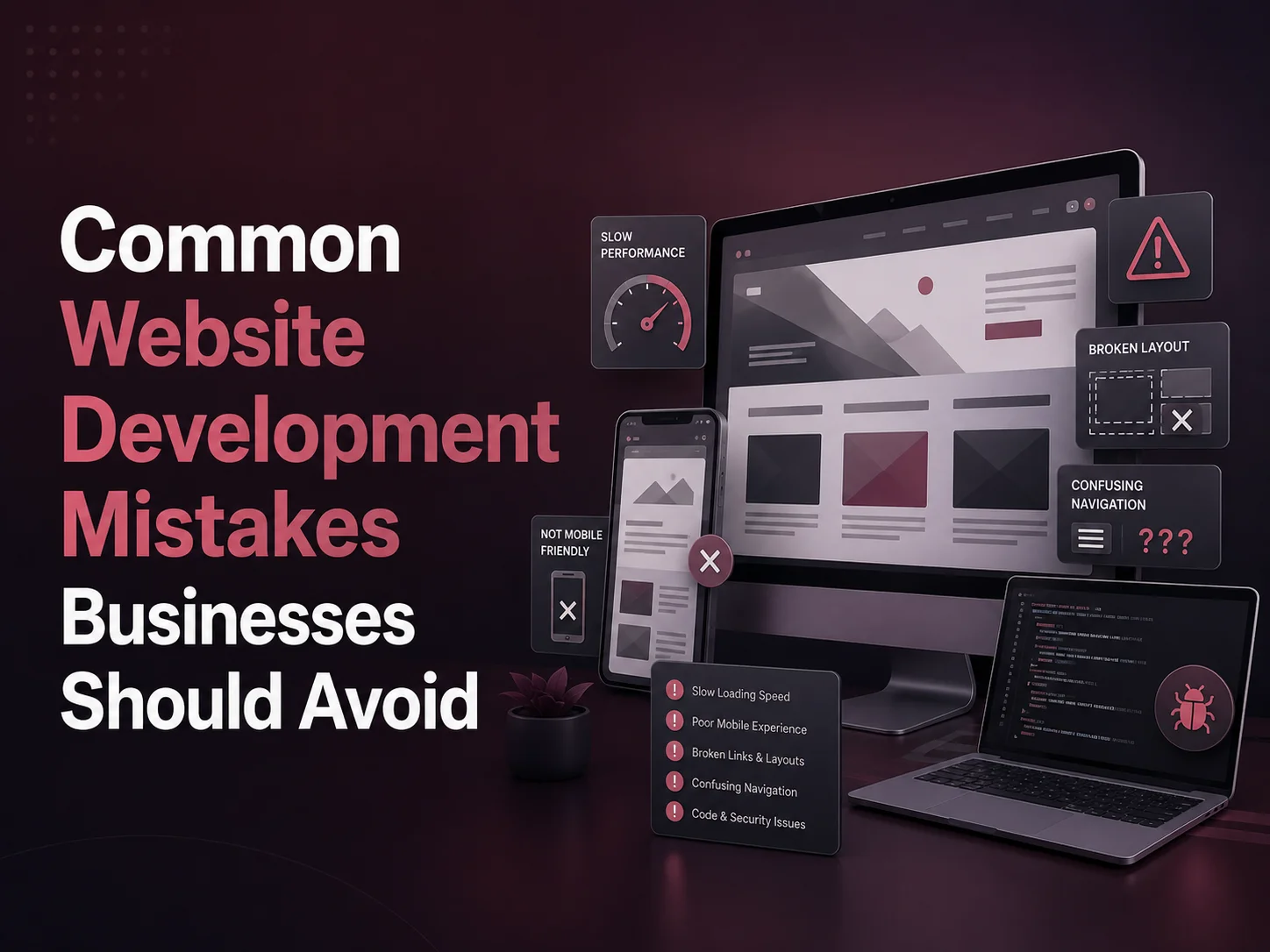 Common Website Development Mistakes Businesses Should Avoid