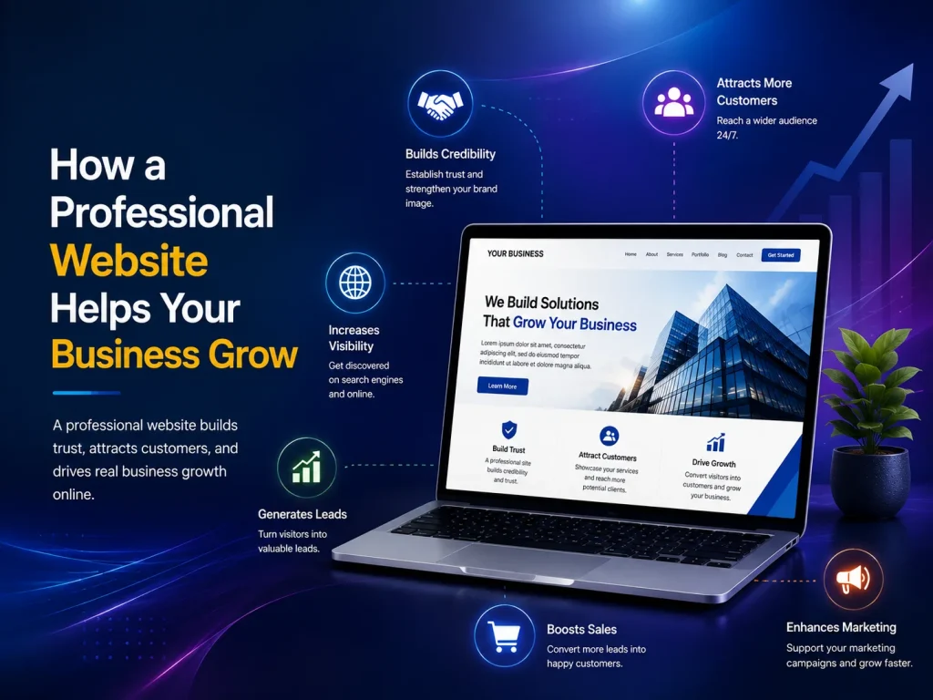 How a Professional Website Helps Your Business Grow