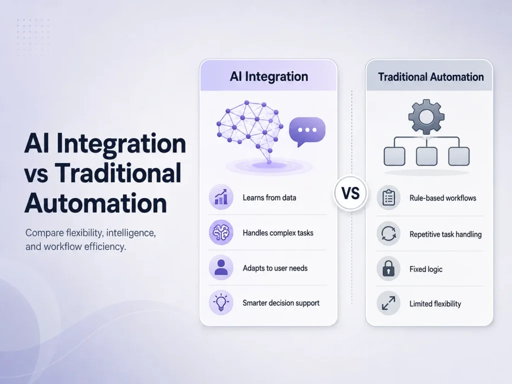 AI Integration vs Traditional Automation