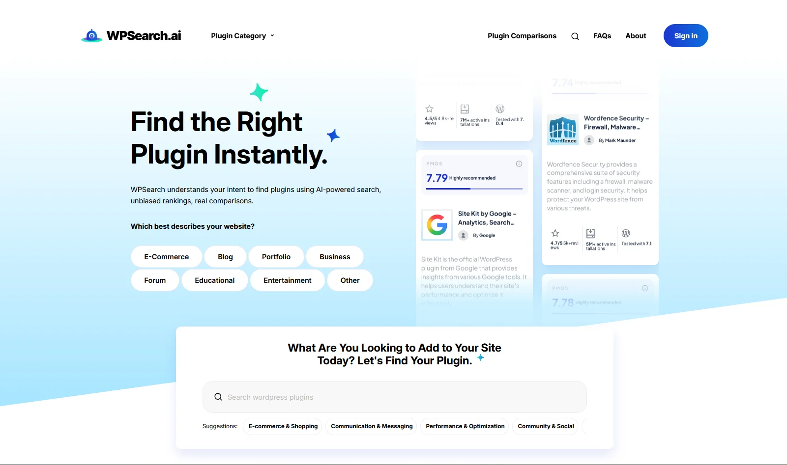 🔍 Advanced WordPress Plugin Search & AI Recommendation System | Custom WP Project